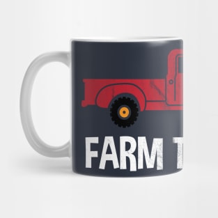 Vintage Distressed Farm Truck Mug